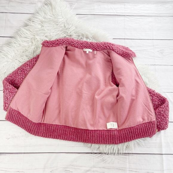 🆕 Loveshackfancy Almeria Sweater‎ Jacket Love Shack Fancy in Pink Size XS - Picture 6 of 8